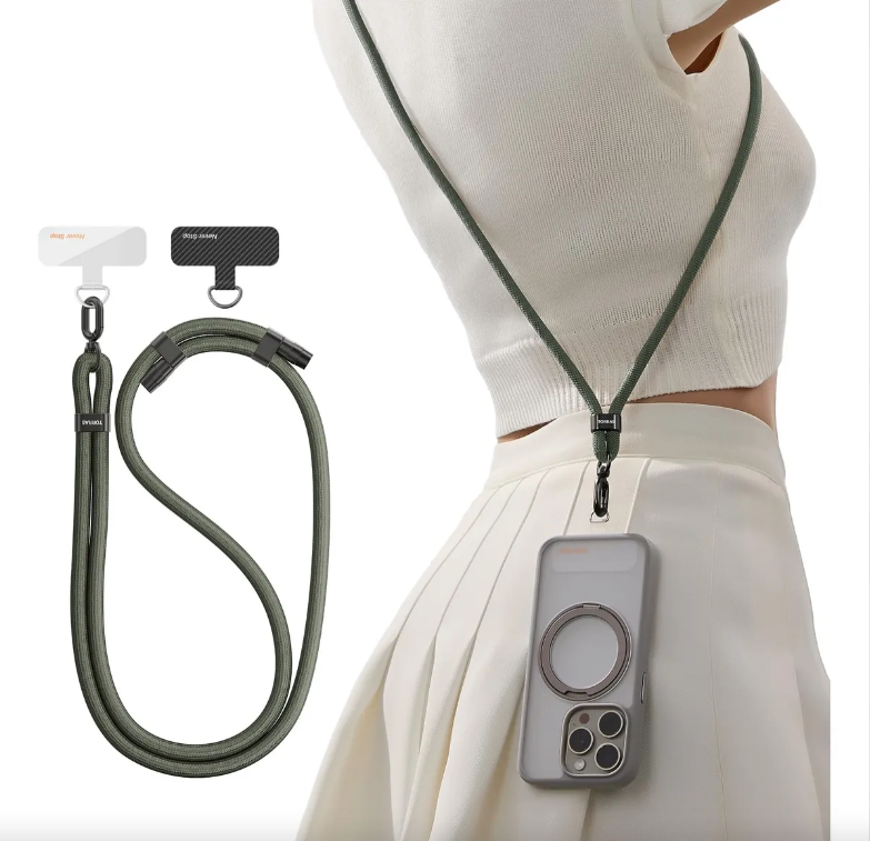 Cordón Para Teléfono Bandolera Ajustable Antirrobo