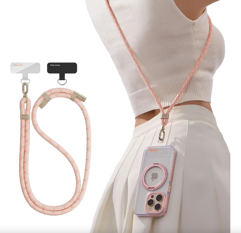 Cordón Para Teléfono Bandolera Ajustable Antirrobo