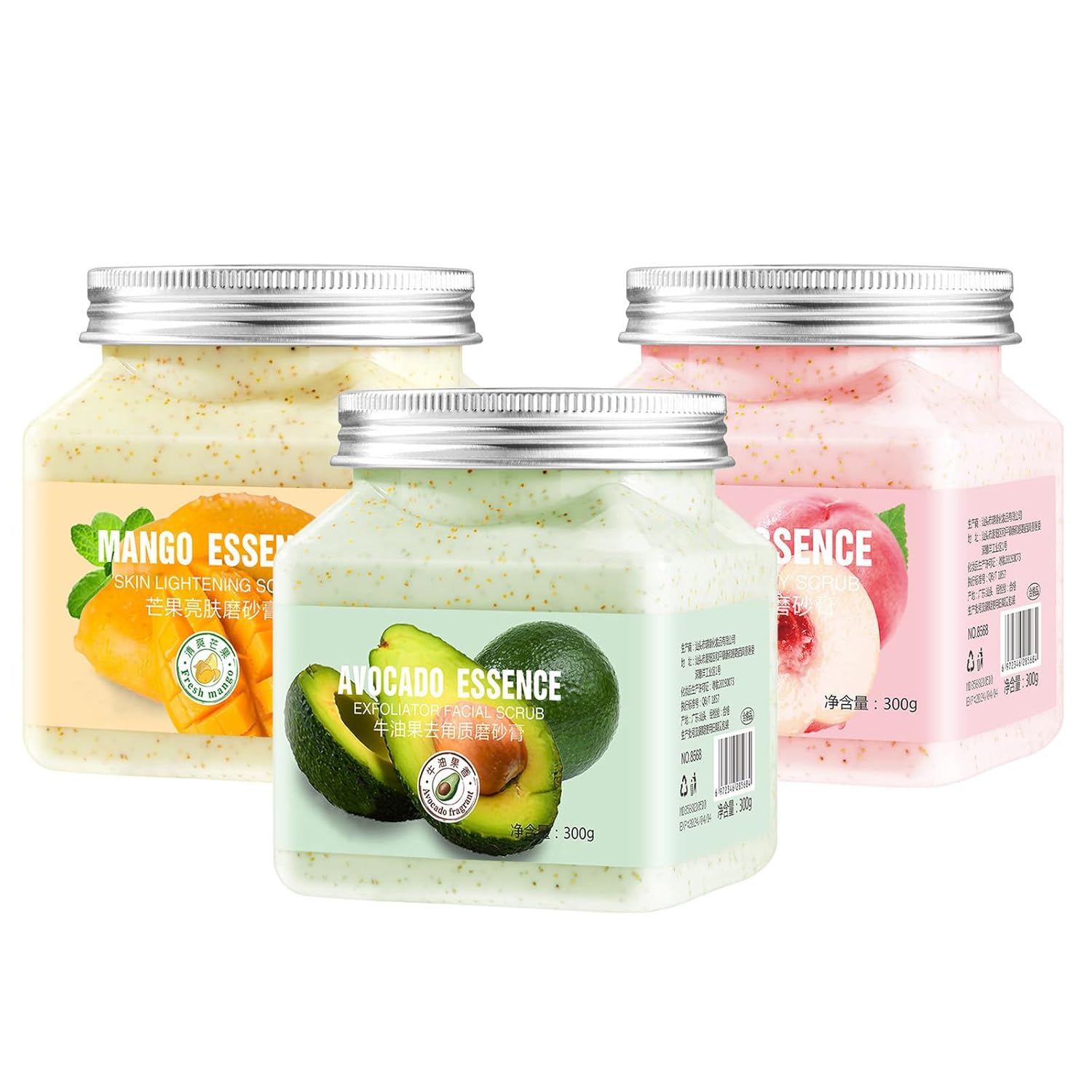 Crema Exfoliante Facial Y Corporal Con Extracto Frutas Nutritivo