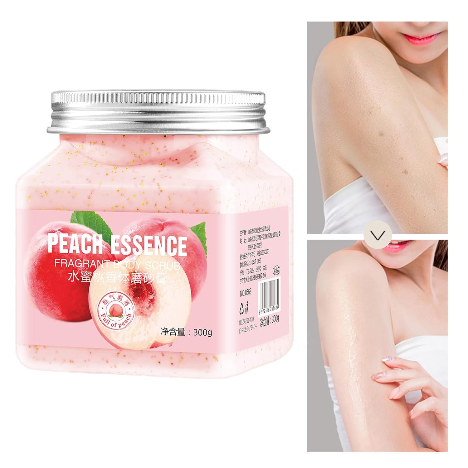Crema Exfoliante Facial Y Corporal Con Extracto Frutas Nutritivo