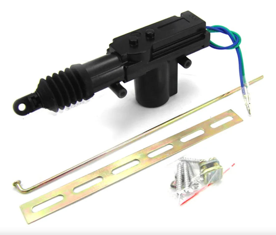 Solenoide Carro Universal Seguros Eléctricos Puerta 2 Cables
