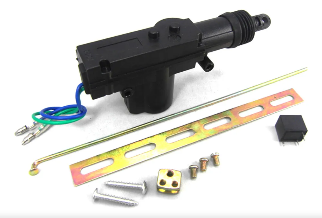 Solenoide Carro Universal Seguros Eléctricos Puerta 2 Cables