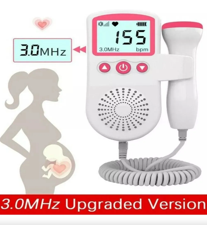 Monitor Doppler Fetal Ultrasónico Frecuencia Cardiaca Embarazo