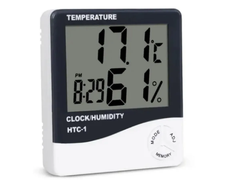 Reloj Termómetro Higrómetro Digital Humedad Ambiente Medidor