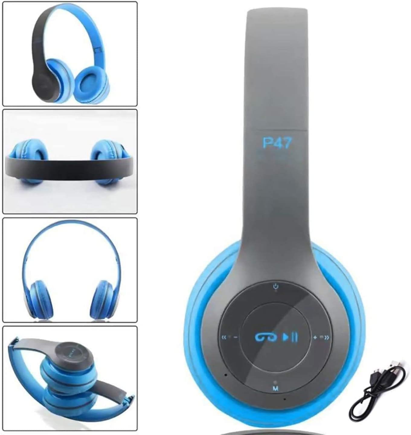 Audifonos Bluetooth P47 Estéreo Radio Mp3 Inalámbricos Recargable