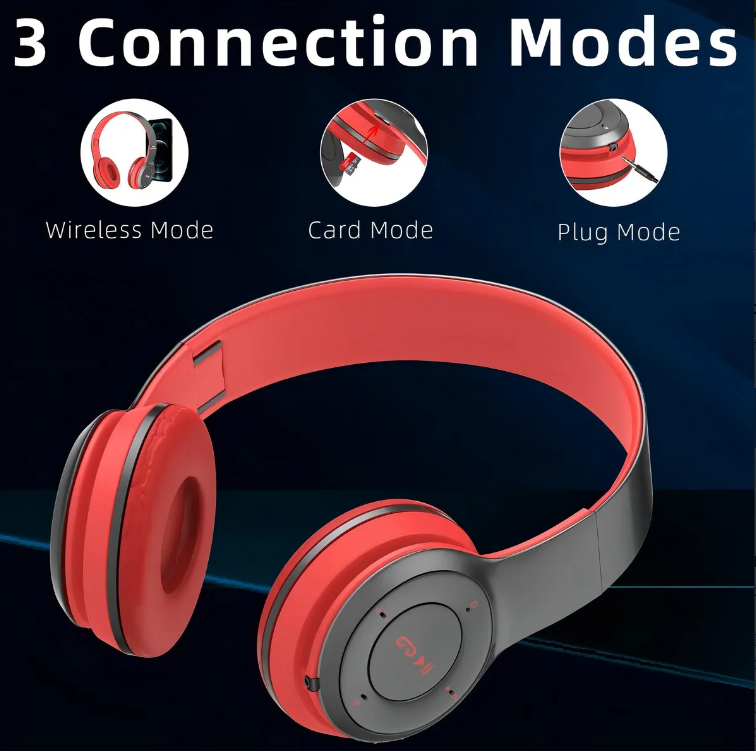 Audifonos Bluetooth P47 Estéreo Radio Mp3 Inalámbricos Recargable