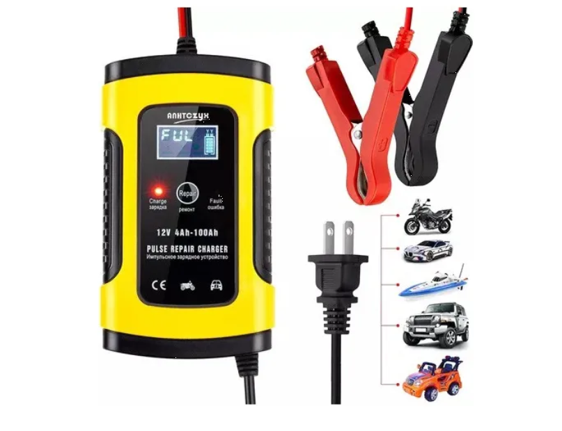 Cargador Inteligente De Baterías 12v Motos Y Automóviles