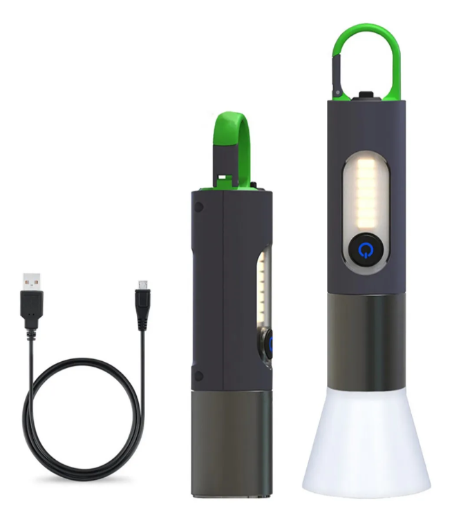 Linterna LED Recargable Alta Potencia y Modo Lampara Portable