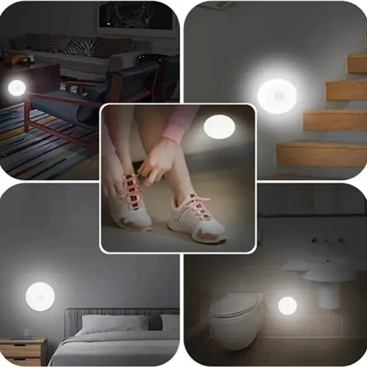 Lampara Led Recargable Con Sensor De Movimiento