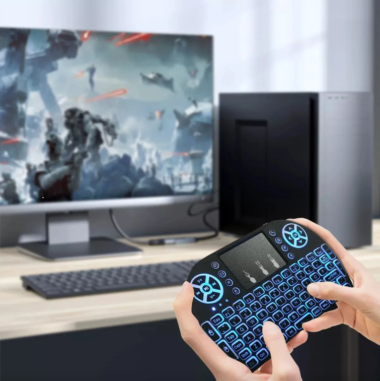 Mini Teclado Inalámbrico Bluetooth Recargable Control Tv