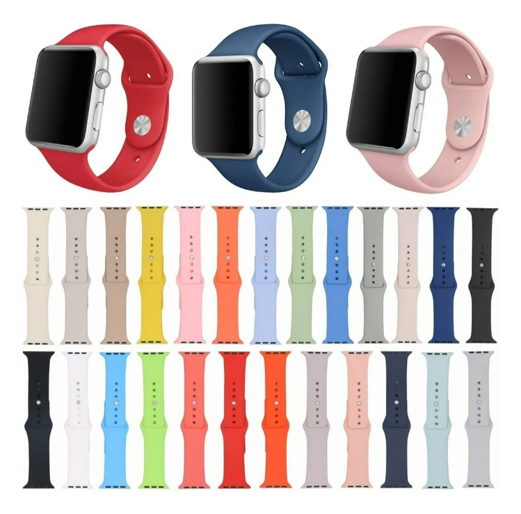 Correa De Silicón Para Apple Watch Smartwatch Reloj Inteligente de 42mm a 49mm