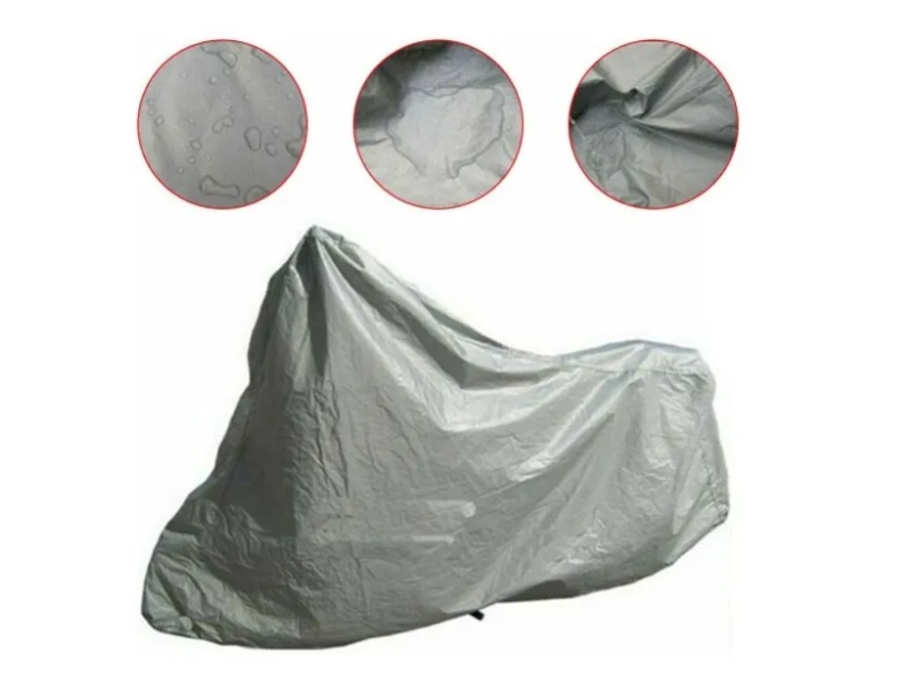 Forro protector Moto y Bicicleta Impermeable cobertor Gris