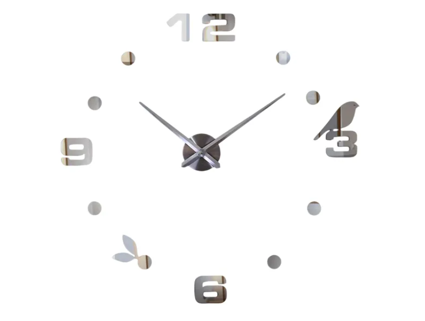 Reloj de pared decorativo Adhesivo Silencioso Minimalista
