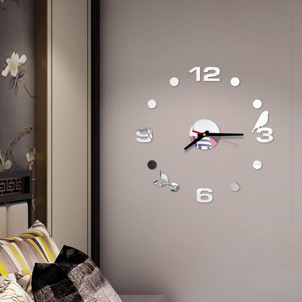 Reloj de pared decorativo Adhesivo Silencioso Minimalista
