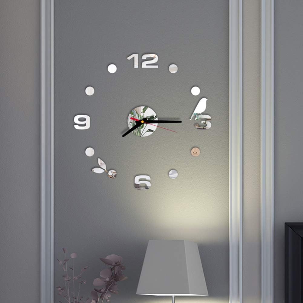 Reloj de pared decorativo Adhesivo Silencioso Minimalista
