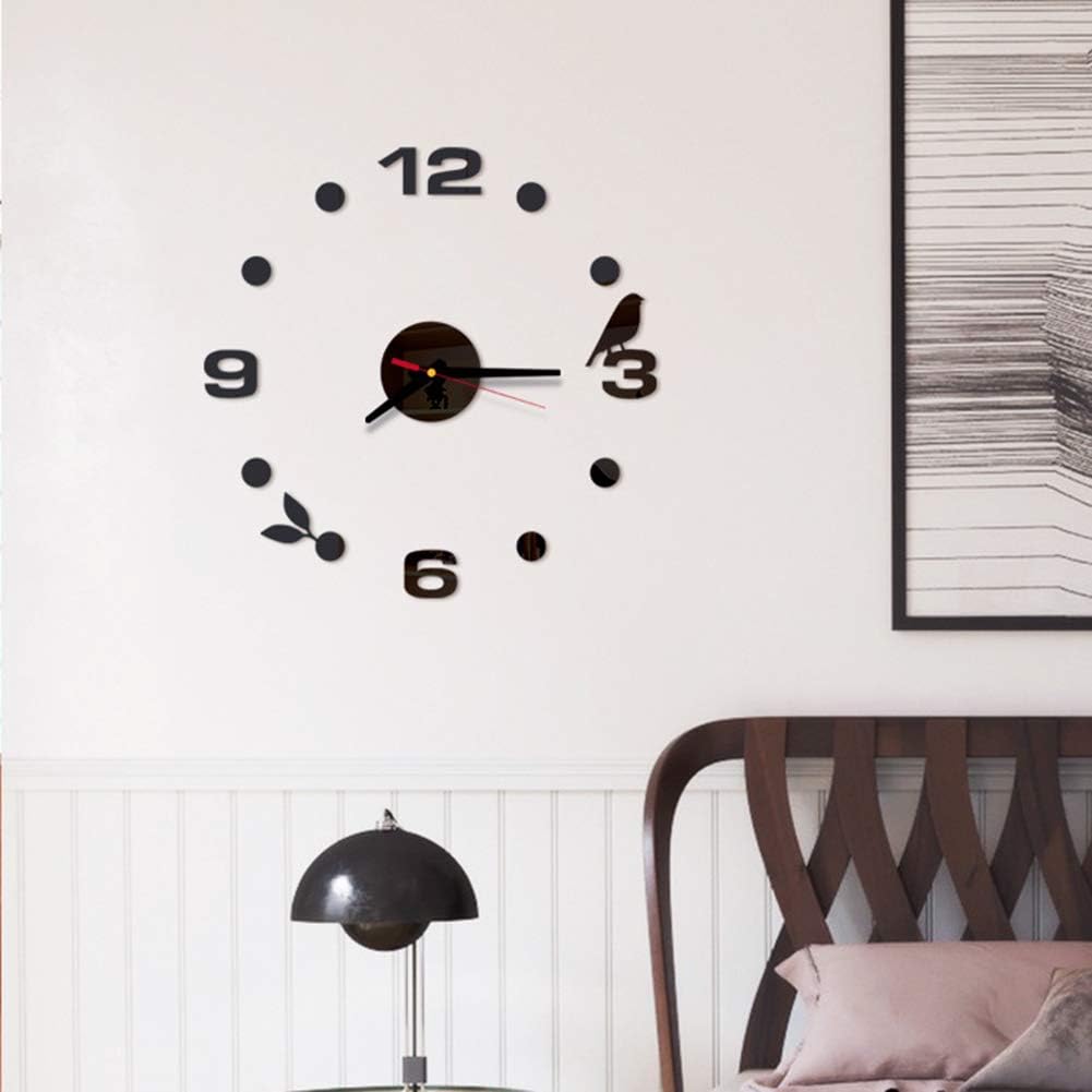 Reloj de pared decorativo Adhesivo Silencioso Minimalista