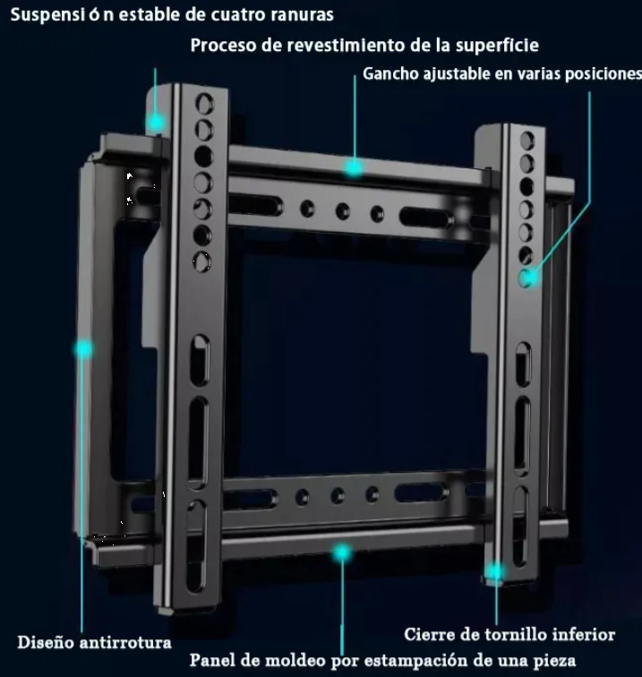 Base para Tv Fija De 14 A 42 Pulgadas 