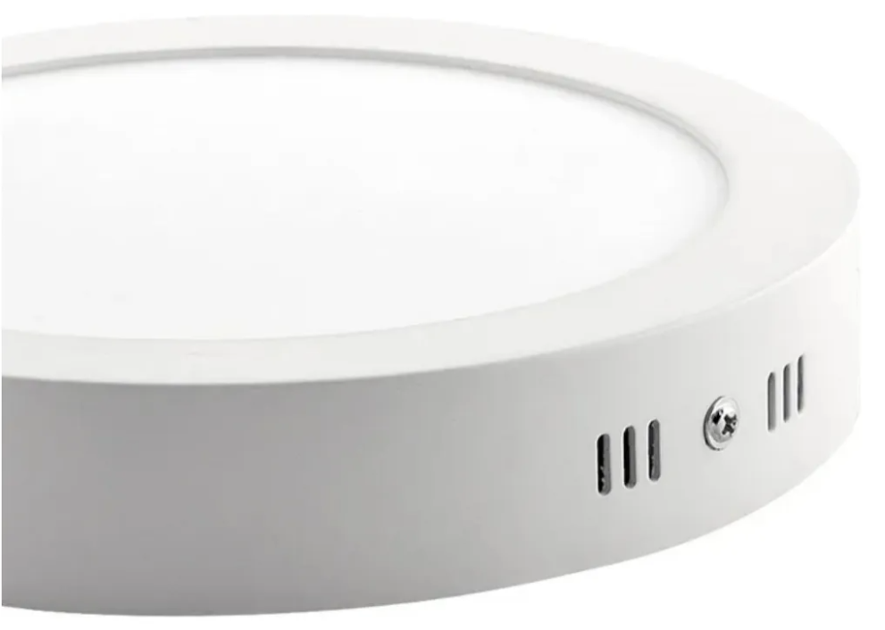Lampara Led Redonda Superficial 12w Alta Calidad