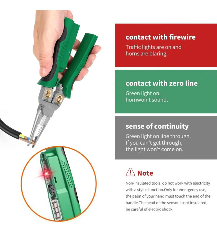 Alicate Electricista Multifuncional Inteligente Profesional 