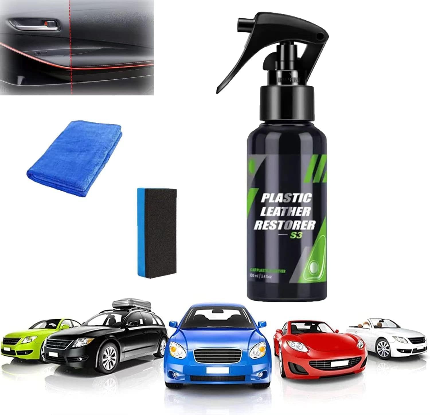 Spray Restaurador De Cuero Y Plastico