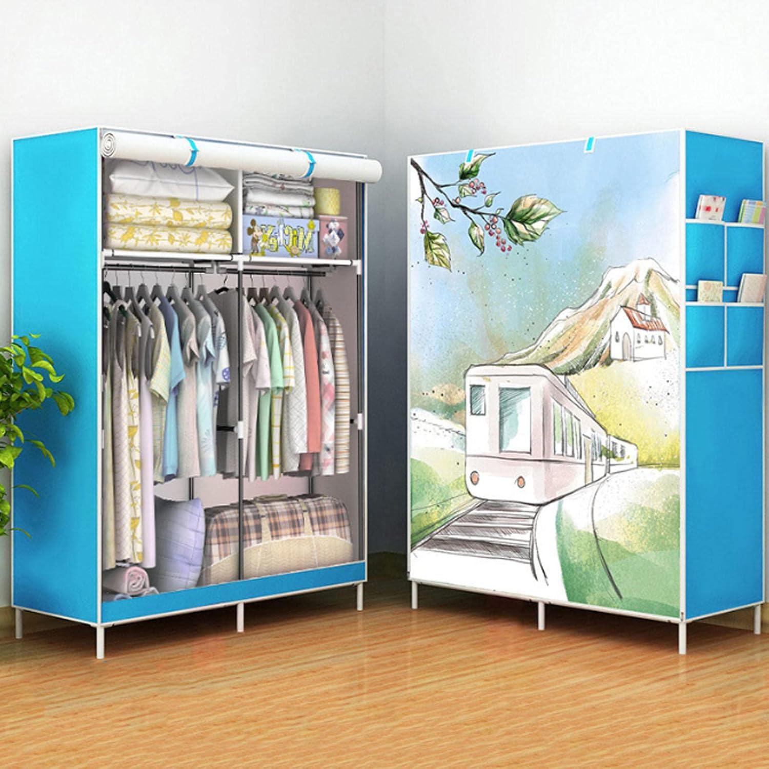 Closet Ropero Armable Grande Organizador Portátil con diseño