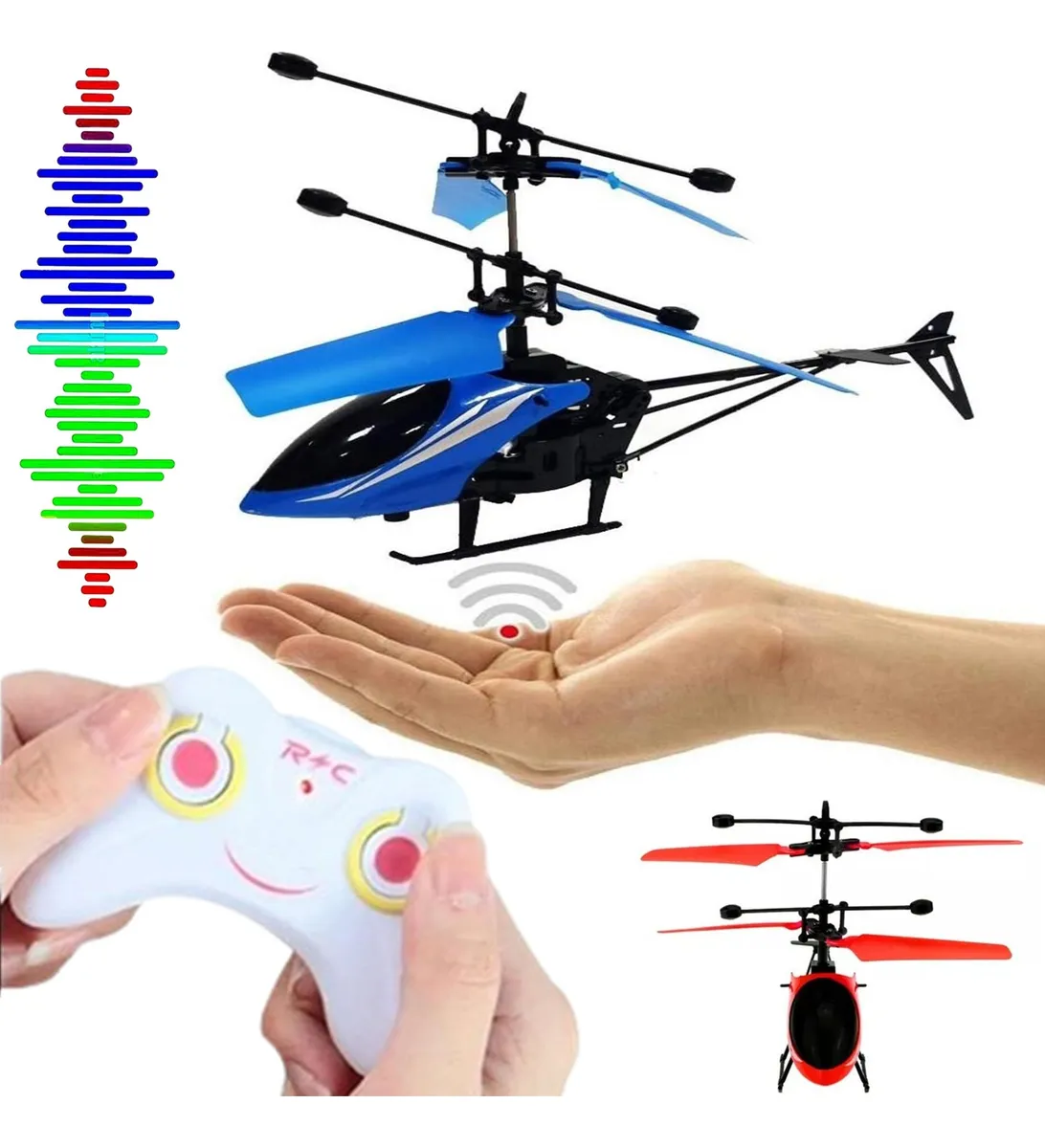Helicoptero control remoto con sensor Recargable Juguete niño