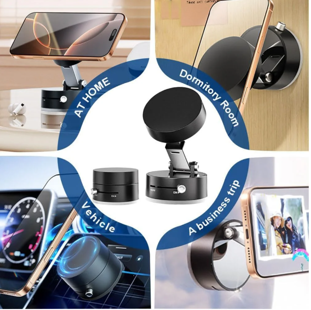Soporte para Teléfono Celular Magnético Succion 360 Portatil