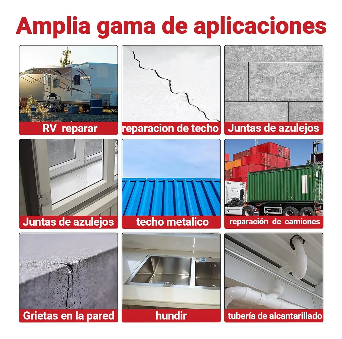 Cinta Impermeable Butilo Tapa Goteras 5cm X 5mts Resistente