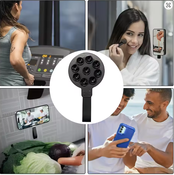 Soporte De Teléfono Magnético con Succión De Silicona Portable