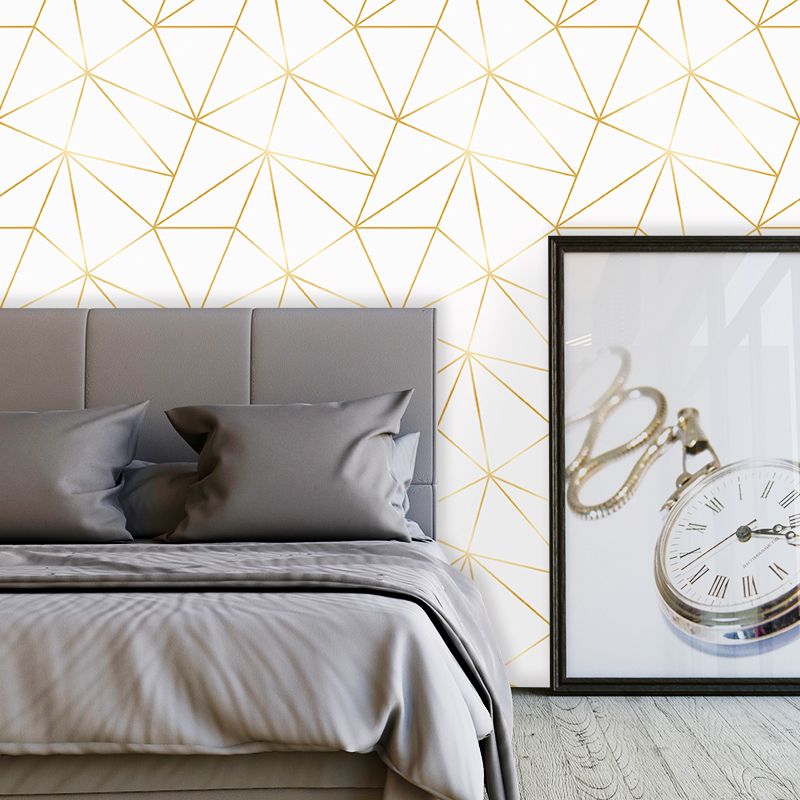 Papel Tapiz Vinil Autoadhesivo con textura 5Mts x 45Cms Dorado