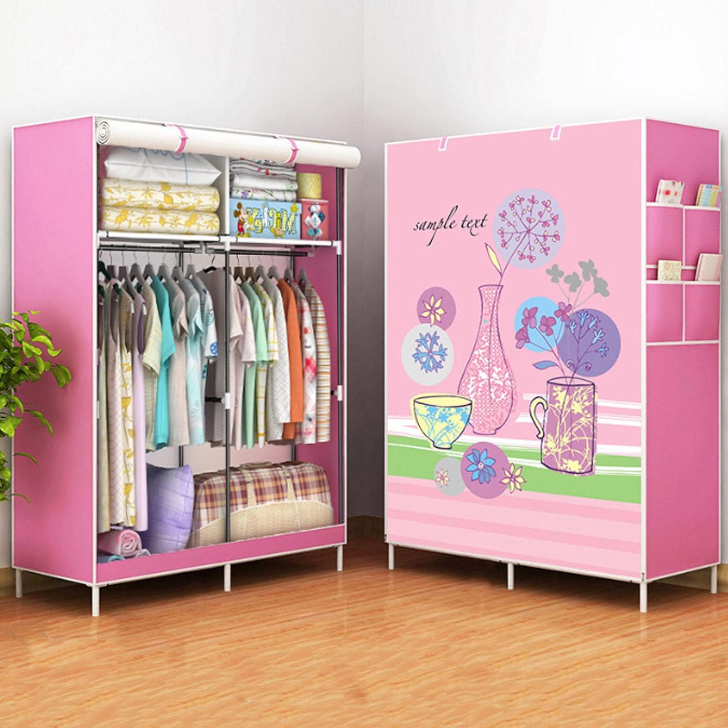 Closet Ropero Armable Grande Organizador Portátil con diseño