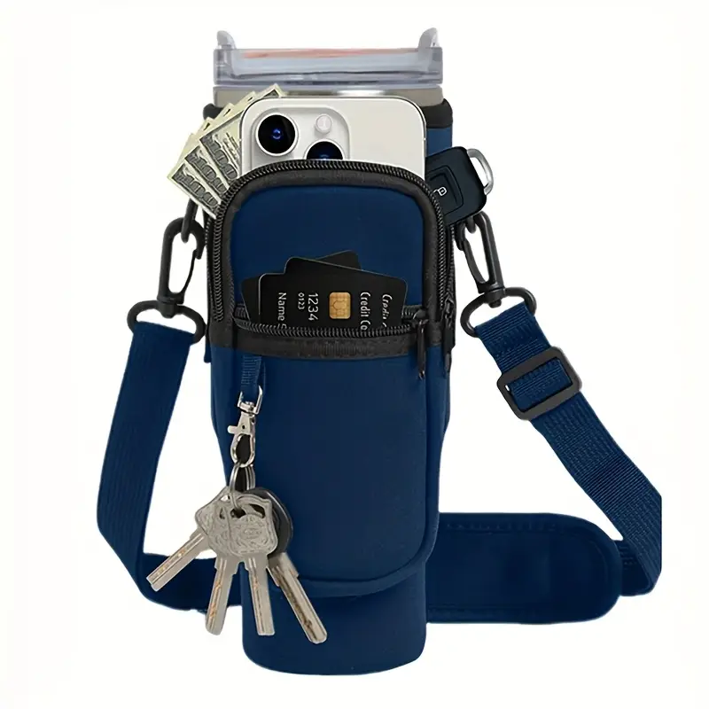 Bolso Funda Porta termo impermeable bolsillo y correa ajustable