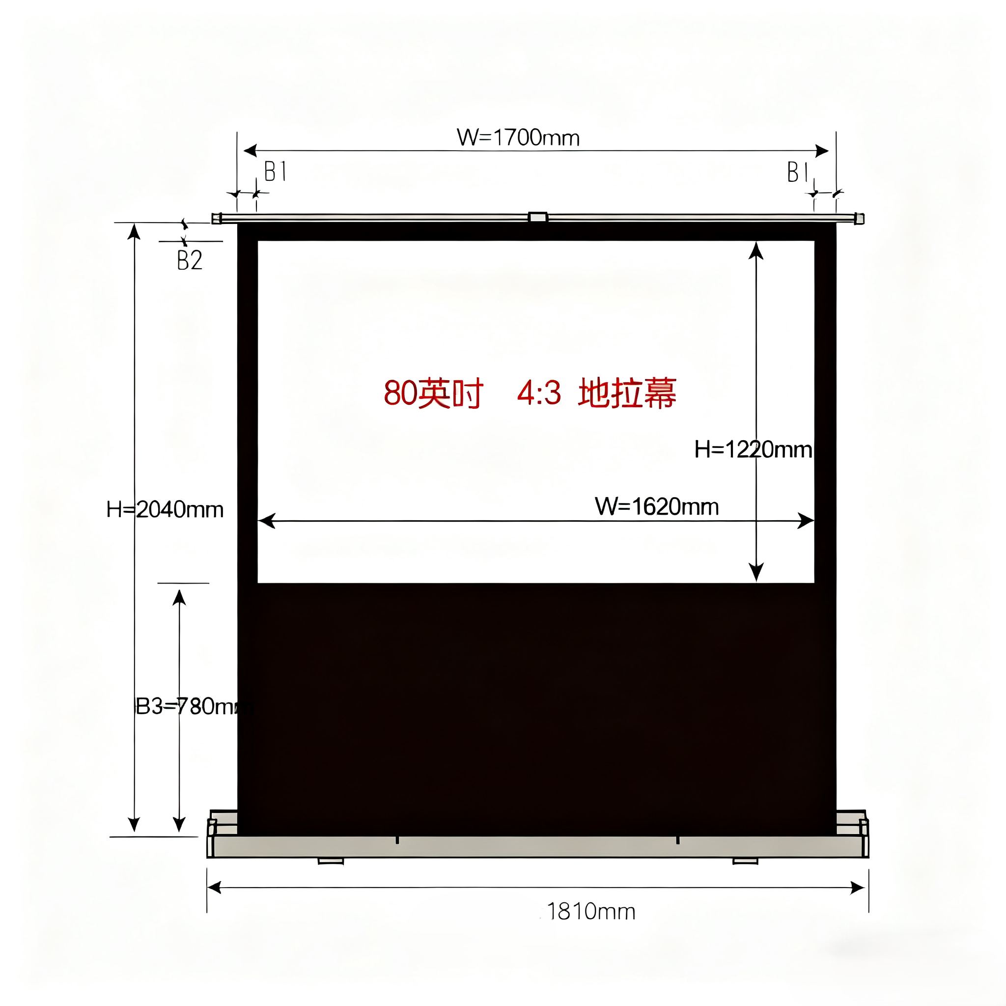 Front projection and rear projection screens