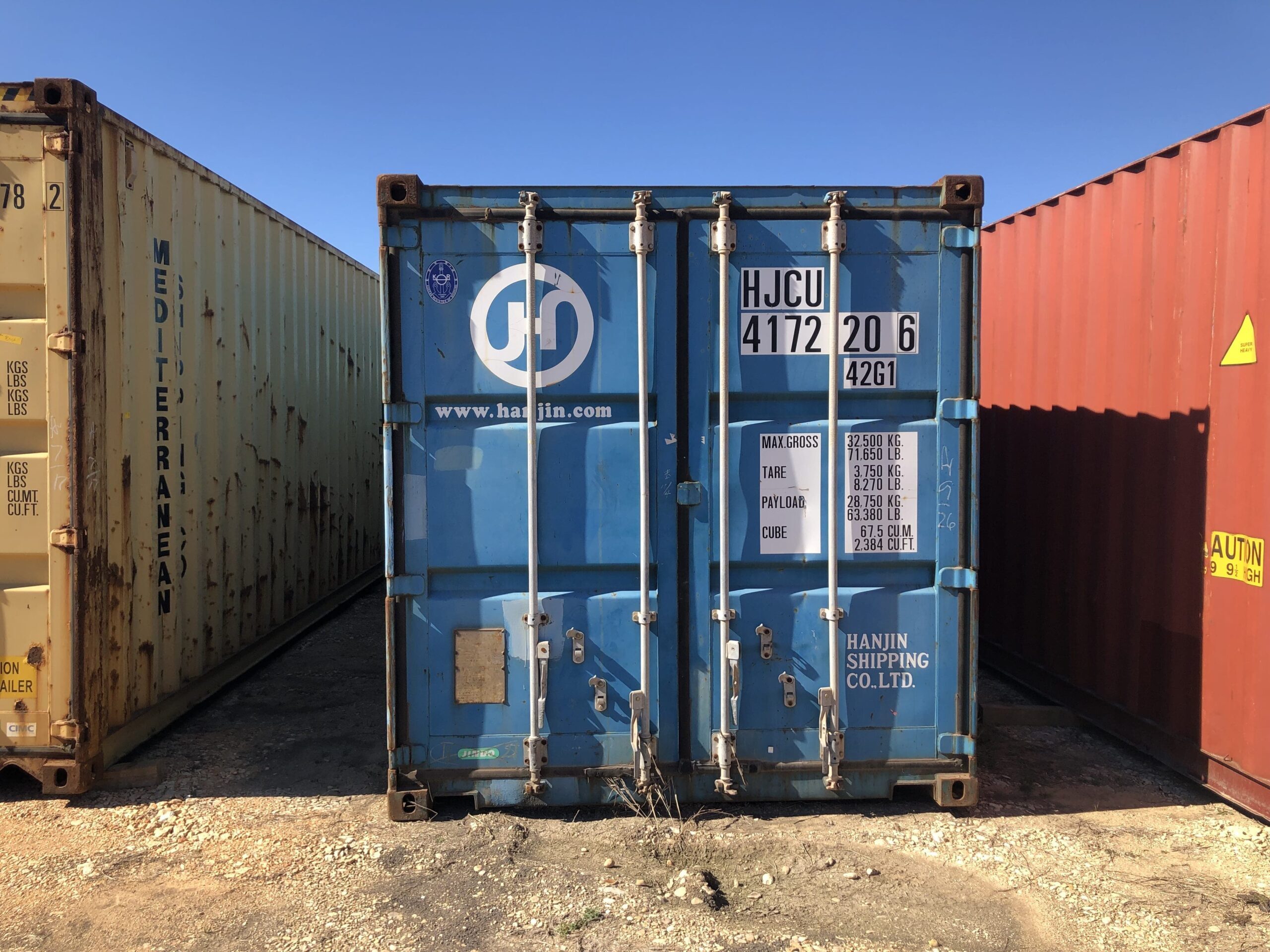 Used 20ft Standard Height Container