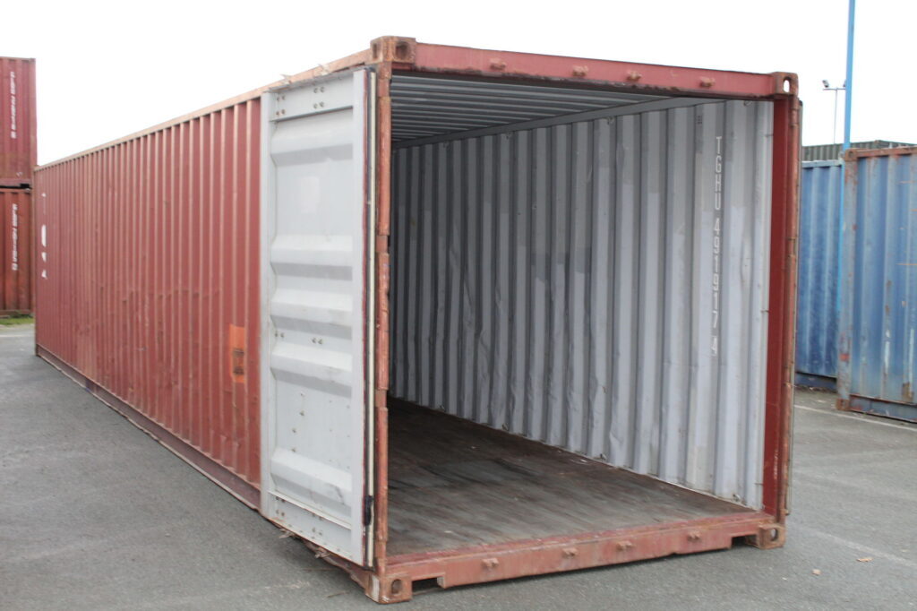 Used 40ft standard shipping containers 