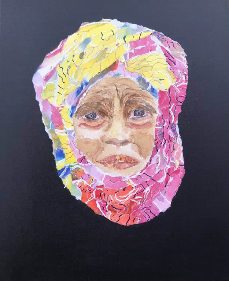 Mon turban fleuri