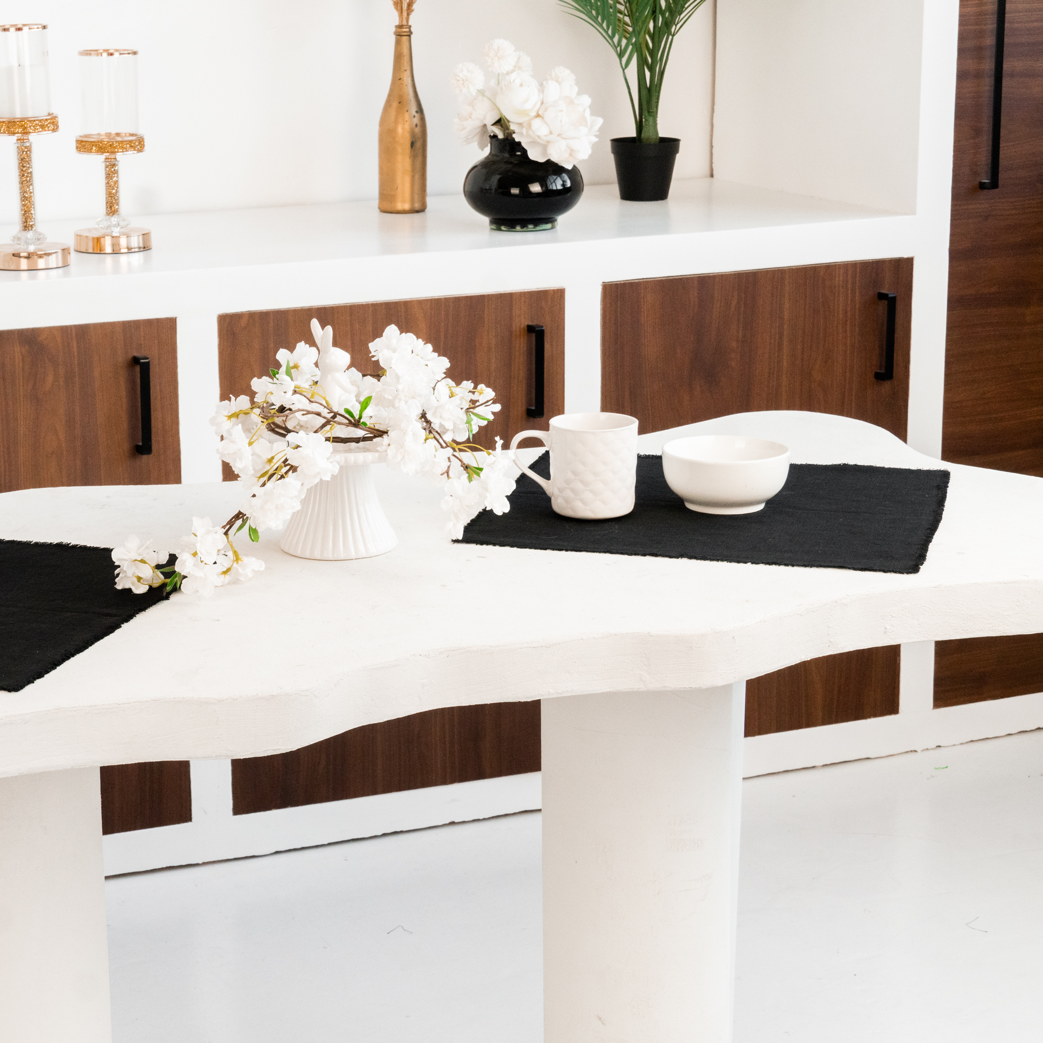 Lininės stalo servetėlės