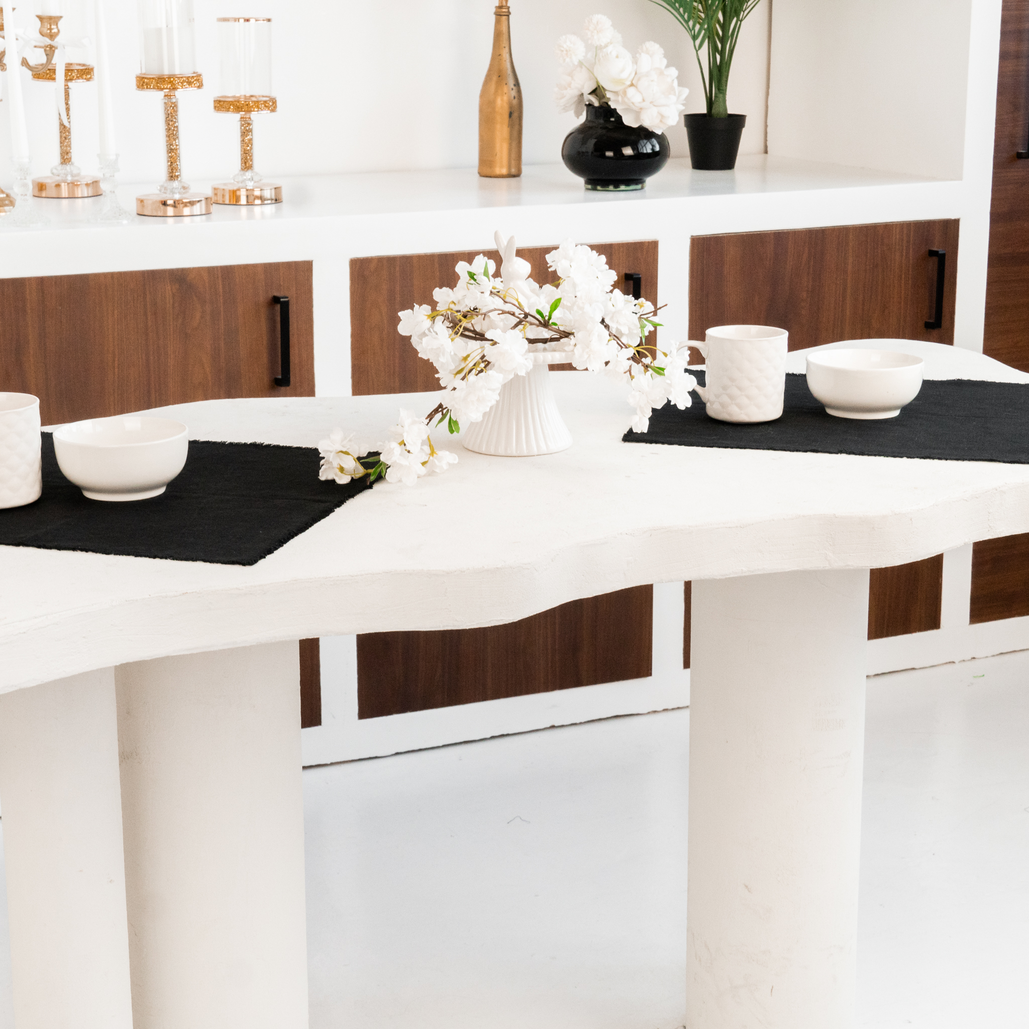 Lininės stalo servetėlės