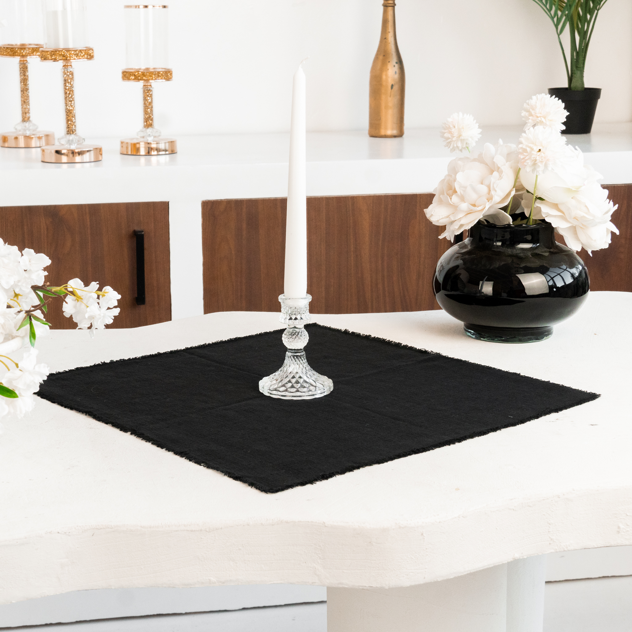 Lininės stalo servetėlės