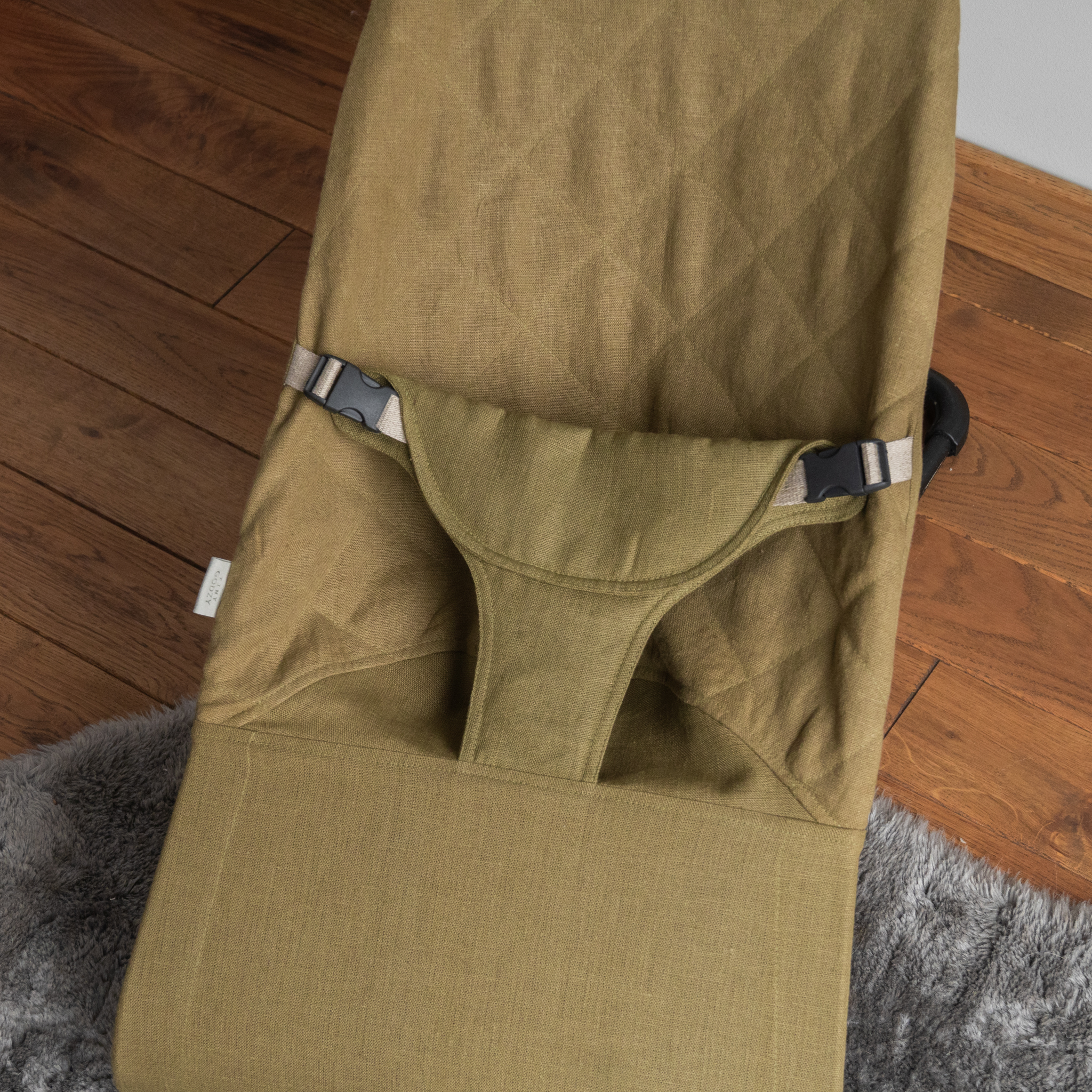 Lininis gultuko užvalkalas (Chaki)