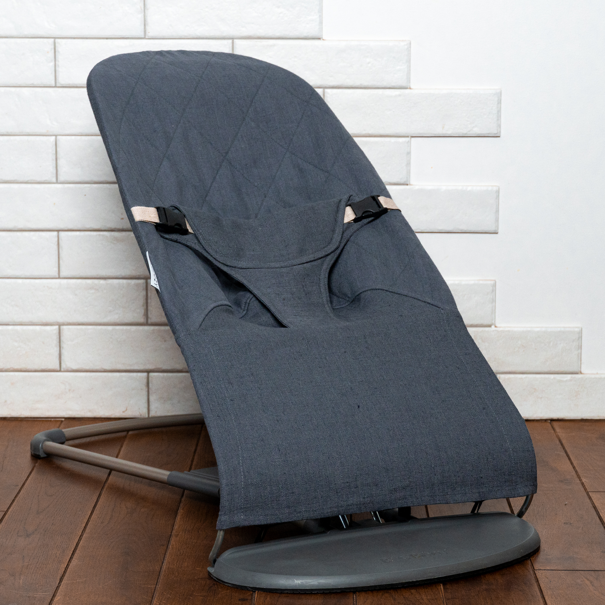 Lininis gultuko užvalkalas (Tamsiai pilkas)