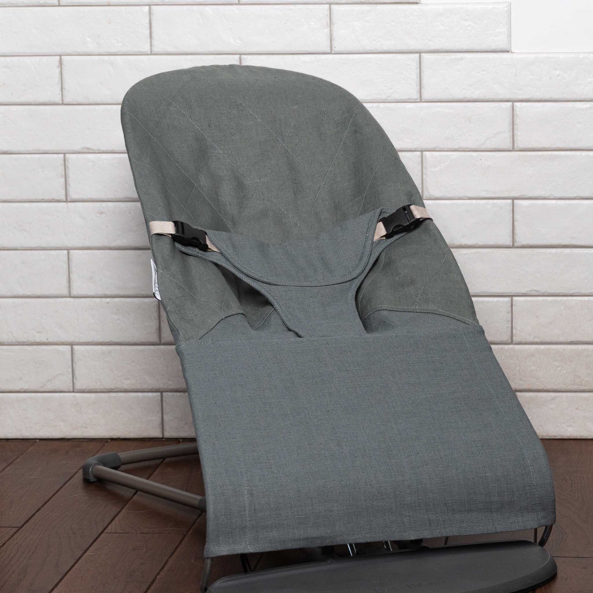 Lininis gultuko užvalkalas (Pilkas)