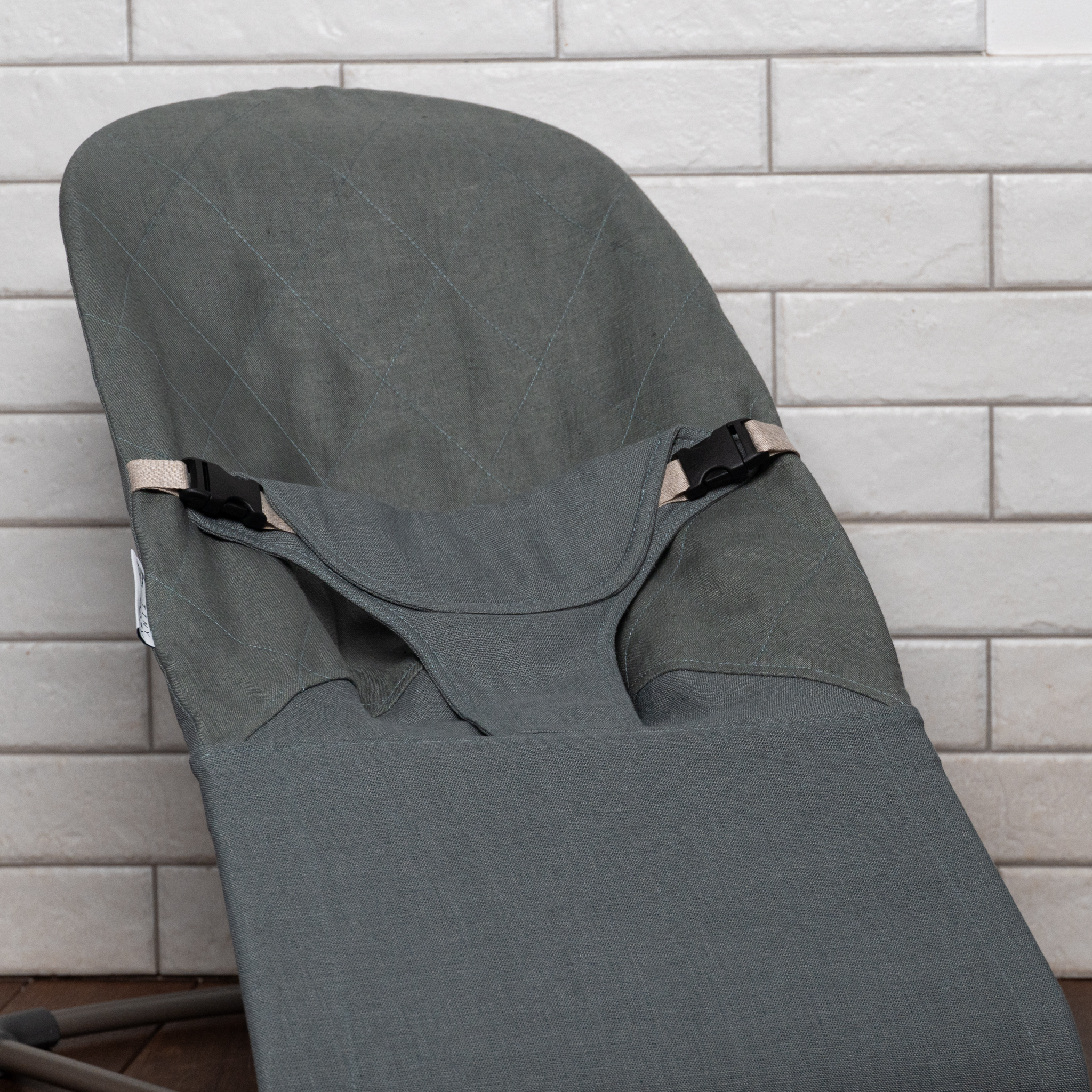 Lininis gultuko užvalkalas (Pilkas)