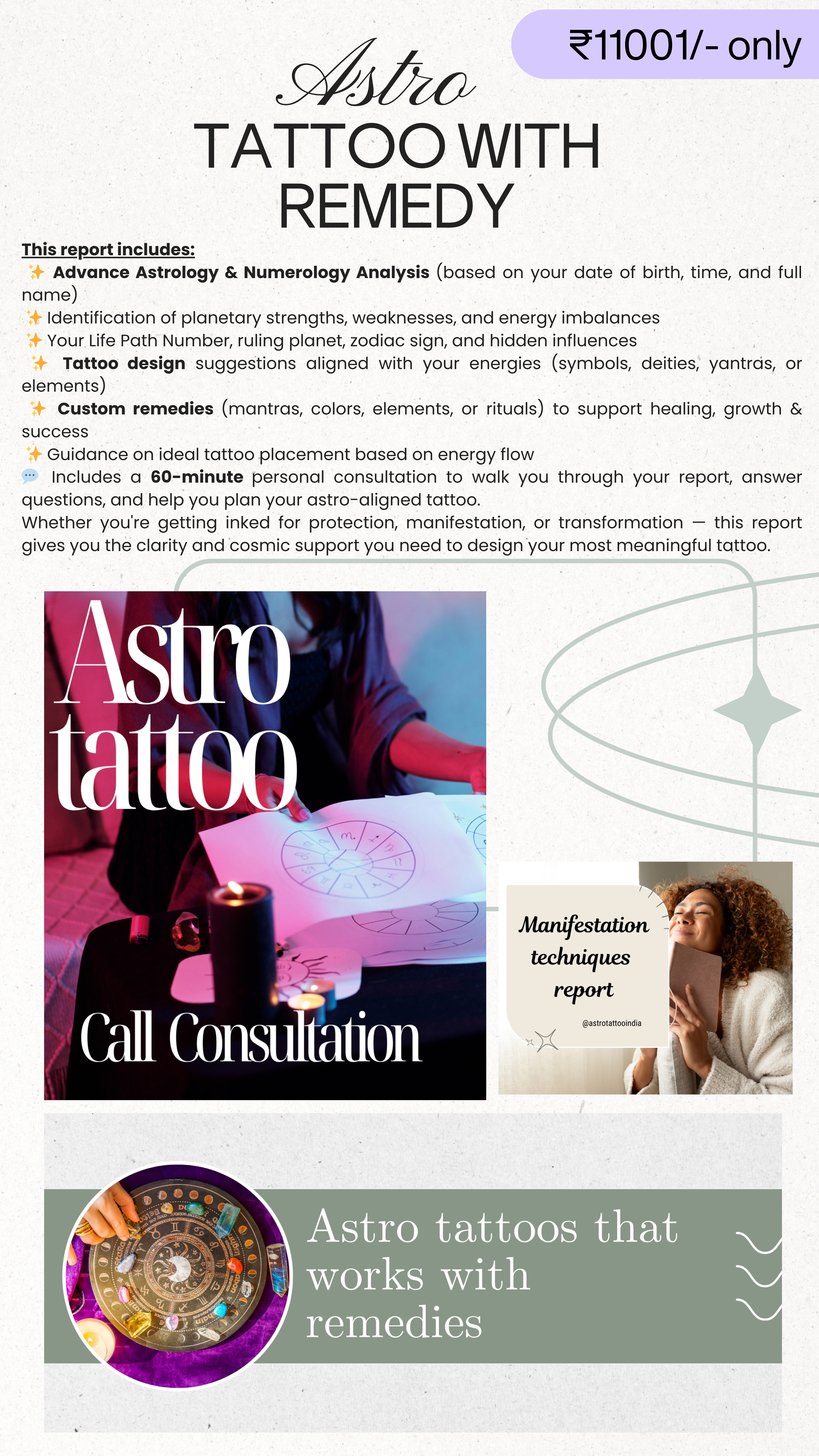 Astro Tattoo with Remedy