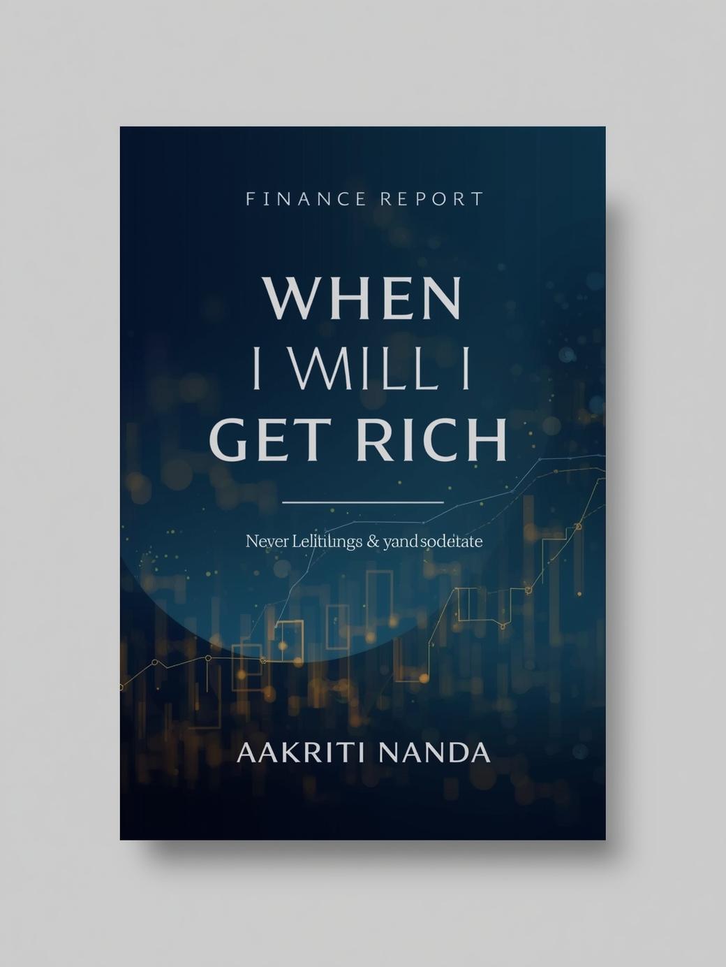 when will i get rich {finance report }