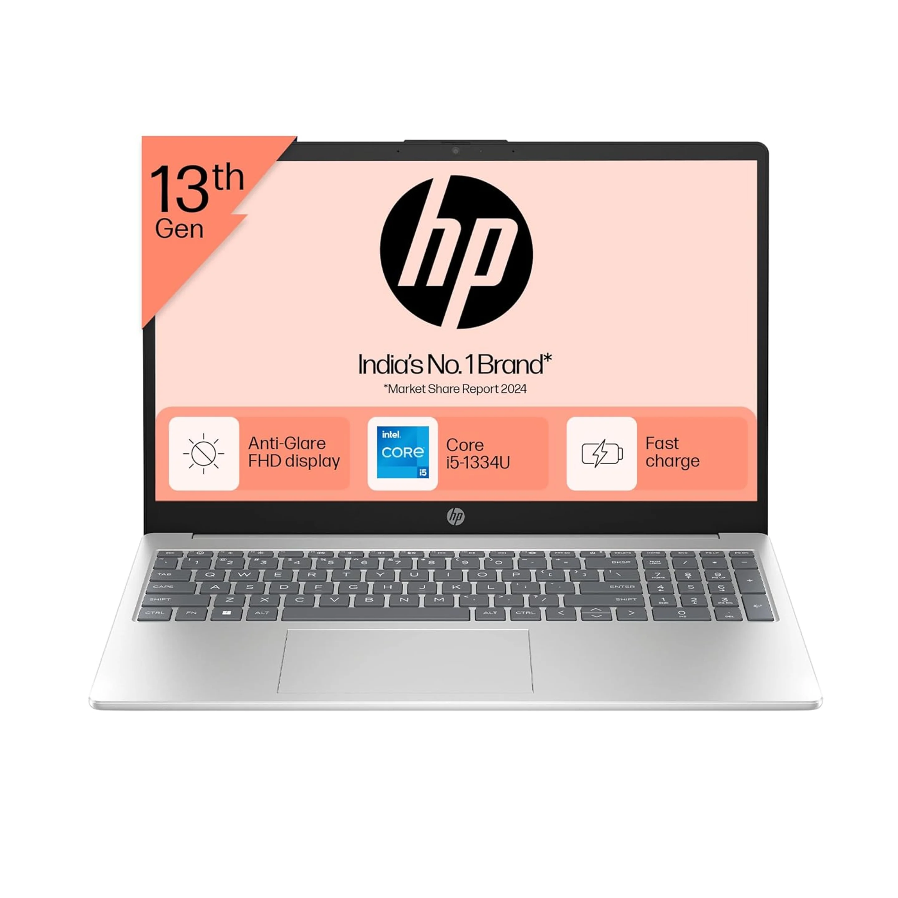 HP 15, 13th Gen Intel Core i5-1334U, 16GB DDR4, 512GB SSD