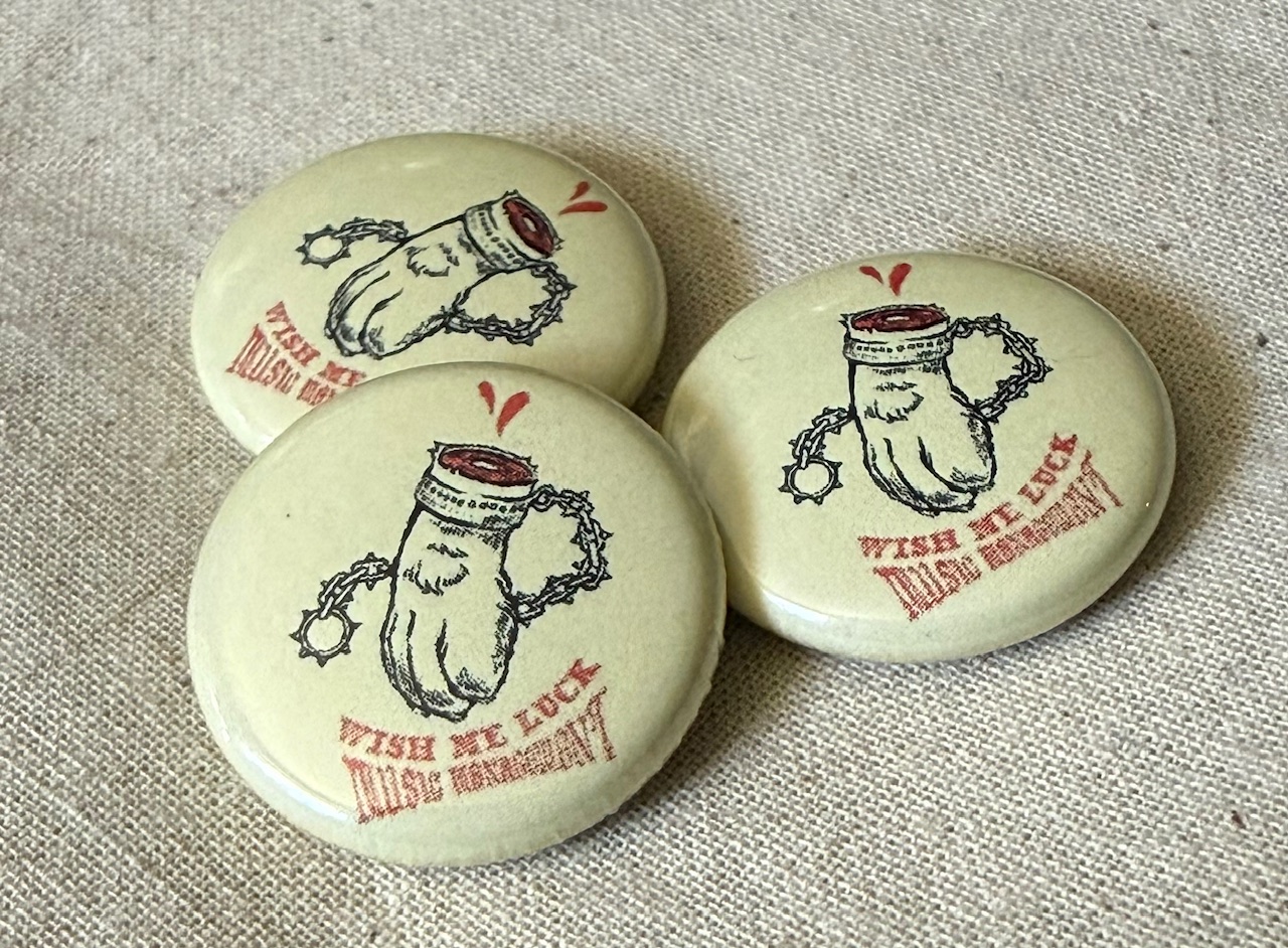 Wish Me Luck Buttons