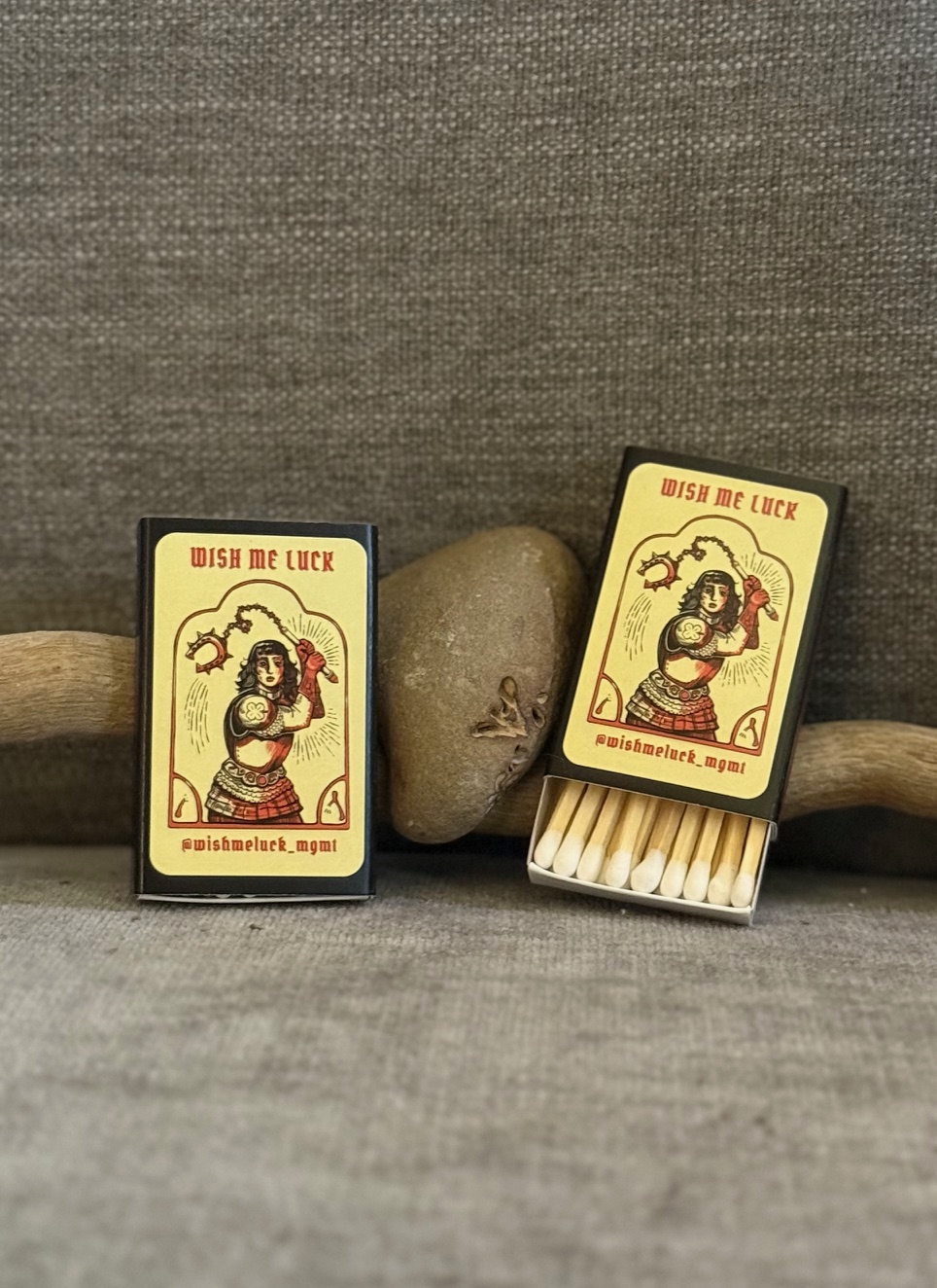 Wish Me Luck Matchbox