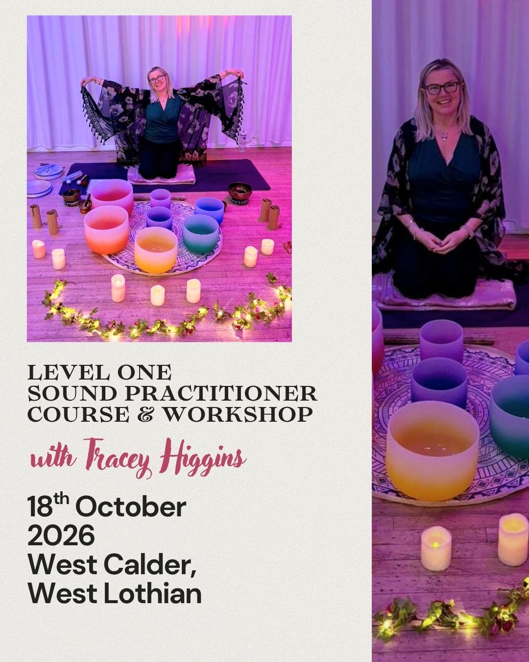 Level One Sound Practitioner Training £400