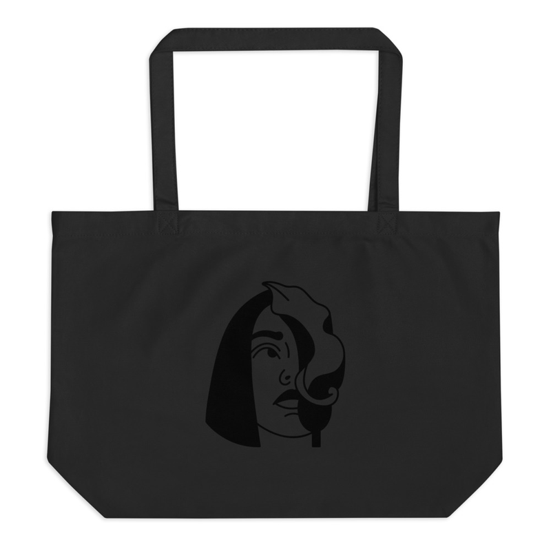Large organic tote bag